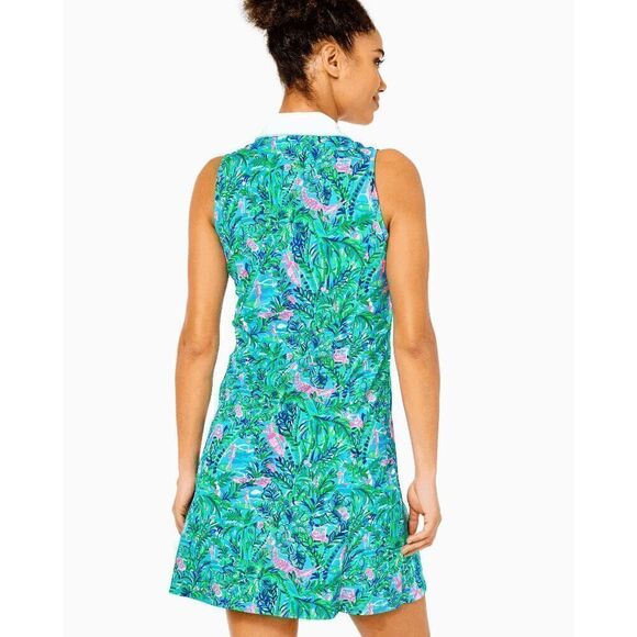 🏌️ LILLY PULITZER UPF 50+ Luxletic Silvia Dress with Pockets & Shorts XL NWT - Picture 16 of 16
